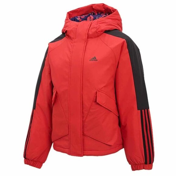 Adidas GN7377  Cny X-Bu Short Sport Jacket Scarlett Red - Picture 3 of 6